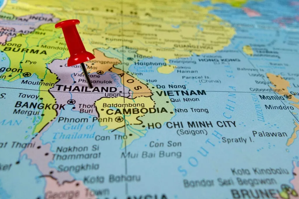Mapas de Tailandia
