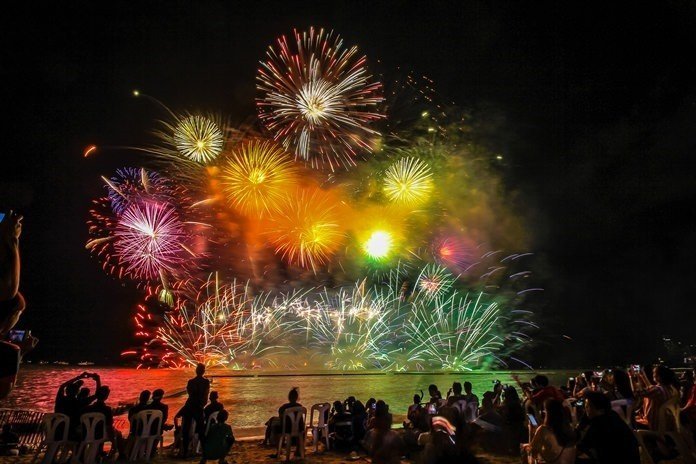 Festival de fuegos artificiales de Pattaya